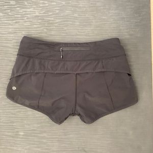 Lululemon Speed Up Running Shorts Black Size 6